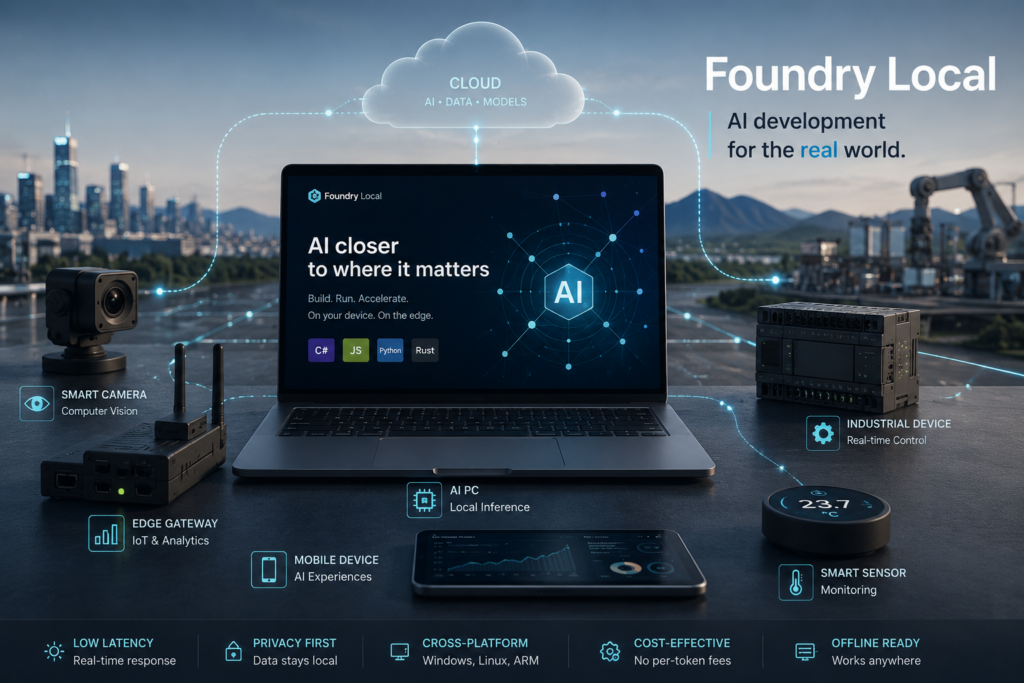 Foundry Local AI più vicina al dato